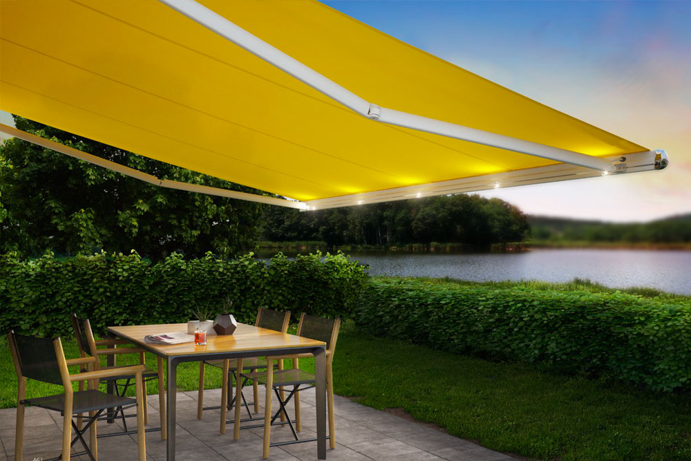 Tenda da sole con illuminazione